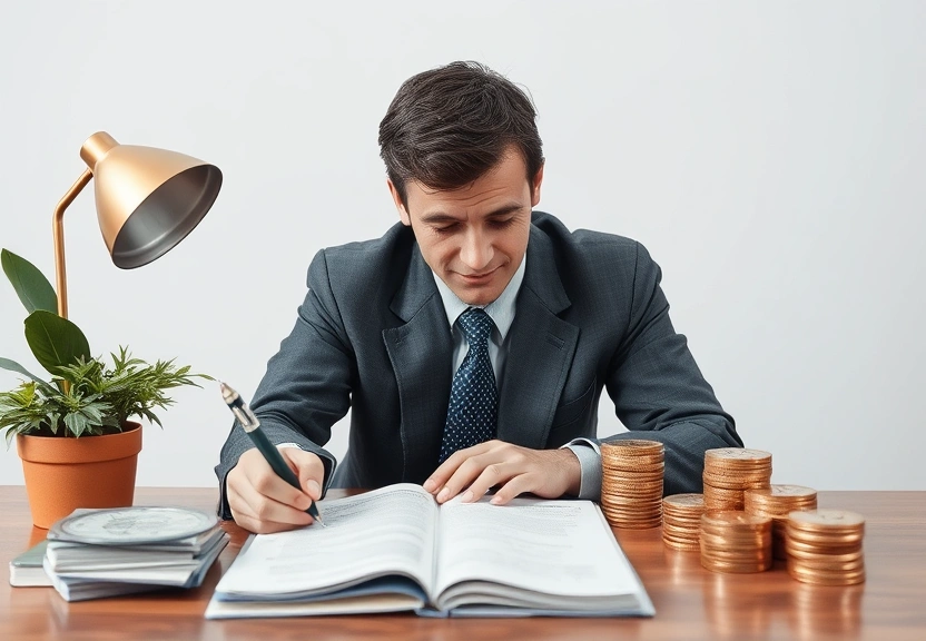 Representação visual: Mentalidade Financeira: Como Pensar Como os Ricos Pensam