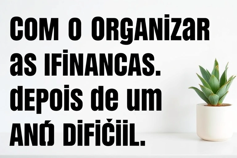 Conceitos visuais relacionados a Como Organizar as Finanças Depois de um Ano Difícil