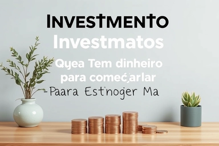 Conceitos visuais relacionados a Investimentos para Quem Tem Pouco Dinheiro para Começar