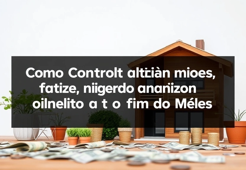 Representação visual: Como Controlar Gastos e Fazer o Dinheiro Render Até o Fim do Mês