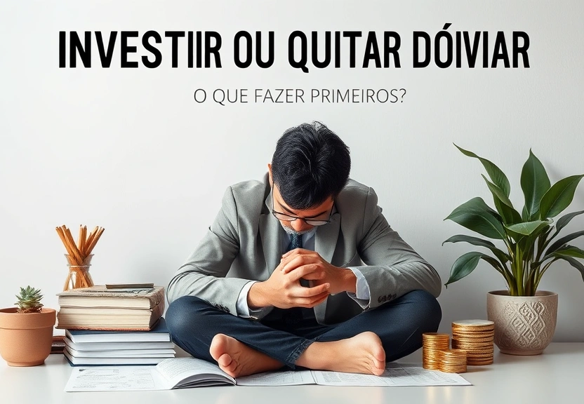 Representação visual: Investir ou Quitar Dívidas: O Que Fazer Primeiro?